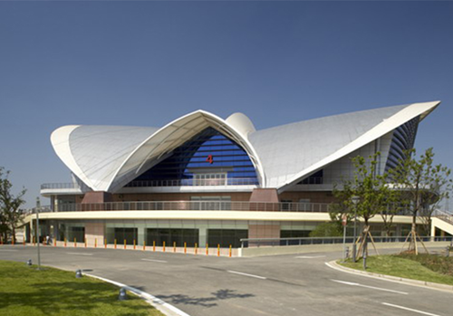 上海閔行體育館外景 上海閔行體育館外景